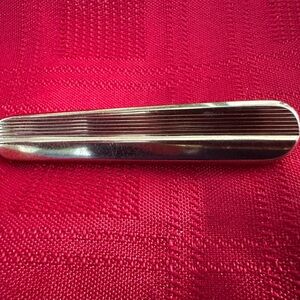Vintage Hickok Silver Tie Clip Men's Classic Formal Accessory